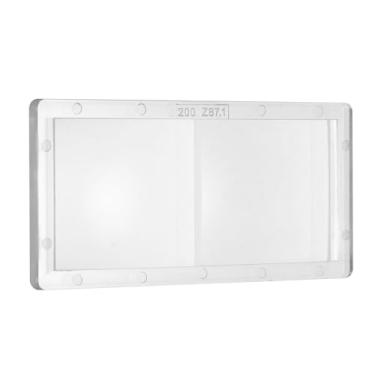 Imagem de HARFINGTON Lente de ampliação de soldagem de 5 cm x 10,8 cm (2 dioptrias) lente de aumento de capacetes de solda, lente de solda transparente adequada para a maioria dos capacetes de soldagem