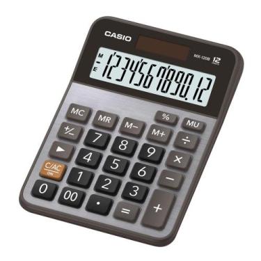 Imagem de Calculadora Casio De Mesa 12 Dígitos E Alimentação Solar Mx-120B