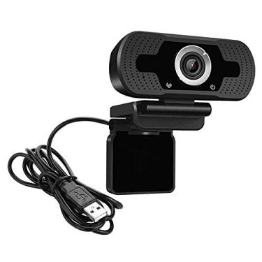 Imagem de Loijon Full HD 1080P Webcam Câmera de videoconferência USB Webcam com microfone embutido para laptop e desktop