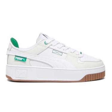 Imagem de PUMA Tênis feminino Carina Street VTG com cadarço casual - branco, Branco, 39
