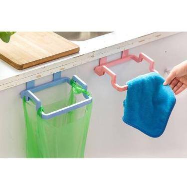Imagem de Suporte Portátil Para Sacos De Lixo Lixeira Pendurado Gaveta Armario S