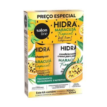 Imagem de Kit Shampoo + Condiconador Salon Line Hidra Maracujá 300ml