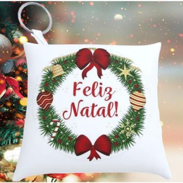 Imagem de 30 Almochaveiros Natal Arte frente e verso - Alpha Sublimação