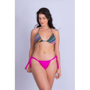 Imagem de Biquini Calcinha Fio Dental Avulso - Stella Bernardi, Rosa pink, M