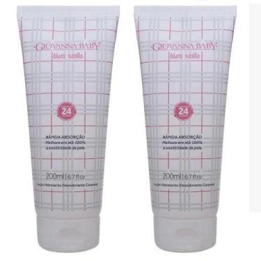 Imagem de Loção Hidratante Giovanna Baby Blanc Vanilla - 2 unidades