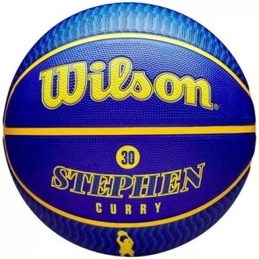 Imagem de Bola de Basquete NBA Wilson Curry Stephen, Azul, 7