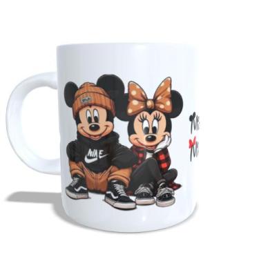 Imagem de Caneca Mickey e Minnie - Jlssublimação, Branco
