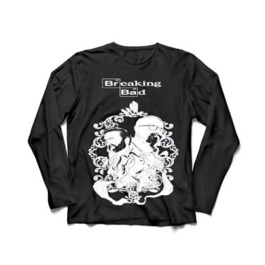 Imagem de Camiseta Manga Longa Feminina Breaking Bad Série - Ultrav Store, Preto