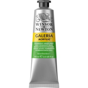 Imagem de Tinta Acrílica Galeria Winsor 60ml 483 Permanent Green Light - Winsor 