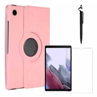 Imagem de Kit Capa Para Tab Samsung A9+plus Giratória + Película De Vidro - Gene