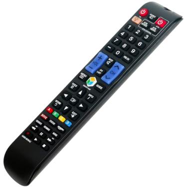 Imagem de Controle remoto de substituição AA5900784C para Samsung TV F6300 UN32F6300 UN40F6300 UN46F6300 UN50F6300 UN55F6300 UN60F6300 UN65F6300 UN32F6300AFXXX. ZA UN40 F6300AFXZA UN46F6300AFXZA UN50F6300AFXZA
