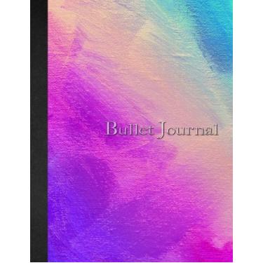 Imagem de Bullet Journal: A4 Watercolor & Marbre - 160 pages - couverture souple "glossy" Dot point, bullet journal, dot grid, planner, planning, organizer, journal