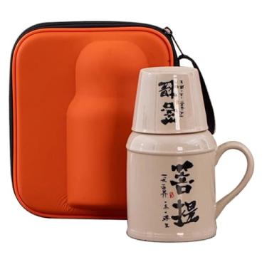 Imagem de Xícaras De Chá De Porcelana Doméstica Com Tampa, Caneca Portátil De Grande Capacidade, Bule De Chá Chinês Fácil De Segurar(Style2)