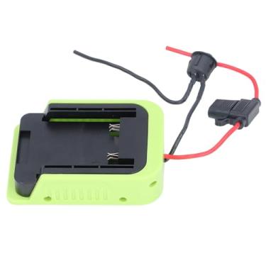 Imagem de Adaptador de Bateria para Ferramenta Elétrica Conector de Alimentação de Doca de Bateria 40V 30A Com Terminais de Fio Fusível e Fio 14AWG para Carro RC Feito de Silicone ABS e