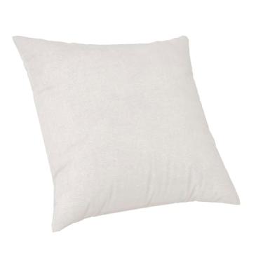 Imagem de Capa Almofada Decorativa 50x50cm Suede Ziper Invisivel Luxo Glamour (Marfim)