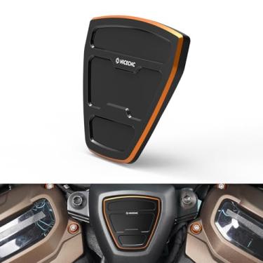 Imagem de NICECNC Capa lateral de motocicleta laranja painéis laterais compatíveis com Harley Sportster S RH1250S 2021-2024, Pan America 1250 RA1250 2021-2024, substituição para 57300274, consulte acessórios