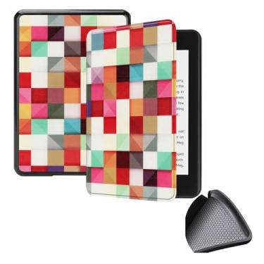 Imagem de GUKSRASO Capa para 7" Kindle Paperwhite 12th Gen 2024 e Kindle Colorsoft Signature Edition, PU e TPU Soft Traseiro Tampa Protetora para com Despertar/sono Automático
