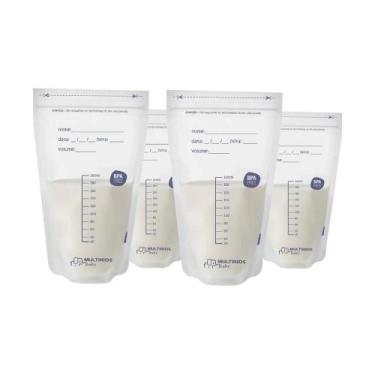 Imagem de Kit Sacos De Armazenamento De Leite Materno 25 unids - Multilaser