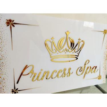 Imagem de Logomarca em placa de acrílico e ACM personalizado (PRODUÇÃO IMEDIATA)