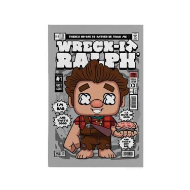 Imagem de Quadro Decorativo Canvas Detona Ralph Jogo Desenho - Deliquadros, 243