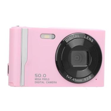 Imagem de Câmera Digital, Câmeras 4K 50MP para Fotografia e Vídeo, Câmera Vlog Com Tela LCD de 2,8 Polegadas Com Zoom 16X, Câmera Portátil para Estudantes, Iniciantes (PINK)