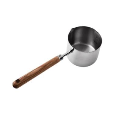 Imagem de DimyFew Panela pequena para ferver leite, utensílios de cozinha portáteis com alça, panela aquecedora de manteiga, mini panela de sopa para cozinha