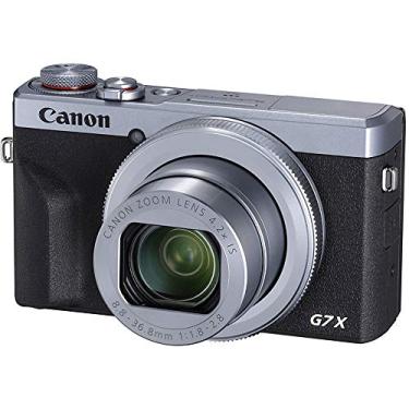 Imagem de Canon Powershot Vlogging Câmera [G7X Mark Iii] 4K Câmera De Streaming De Vídeo, Suporte De Vídeo 4K Vertical Com Wi-Fi, Nfc E 3,0 Polegadas Touch Tilt Lcd, Prata