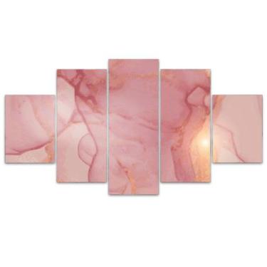 Imagem de Quadro Decorativo em Mosaico MDF Mármore 25 115x60cm - Império da Impr