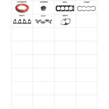 Imagem de Jogo de juntas do motor Chevrolet Monza 1987 a 1995 SABÓ