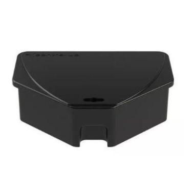 Imagem de 6 Porta Isca Plastica PRETA + ISCA ( Com Chave para Abrir Trava ) - No