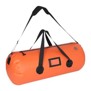 Imagem de UGPLM Duffle Bolsa Bolsa Resistente a Água Resistente Corrente Zip Ajusta Ajuste Strap Sport Gym Bag para atividades de praia de fitness de natação, 73x32cm