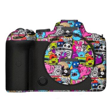 Imagem de Película para câmera R6 para Canon EOS R6 EOSR6 EOSR6 película de vinil antirriscos protetor corporal casaco acessórios de fotografia adesivo (rosa grafite)