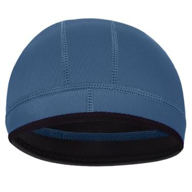 Imagem de TBLUITE Touca de natação com capuz de mergulho de neoprene para crianças, meninas, meninos, jovens, homens e mulheres, gorro térmico de 3 mm, cabelo transparente para natação, surfe, windsurfe