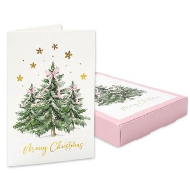 Imagem de Cartões de Natal Whaline - Pacote com 50 Cartões e Envelopes