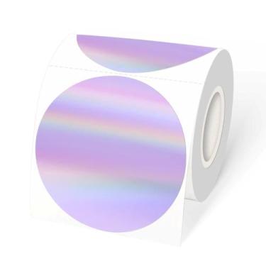 Imagem de Adesivos Térmicos Holográficos Yegawen - Efeito Glitter Rainbow