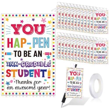 Imagem de Affrolling 48 etiquetas de presente de verão feliz com cordão etiqueta de presente de fim de ano etiqueta de presente de fim de ano escolar etiqueta de fim de férias de verão etiqueta de lembrança de