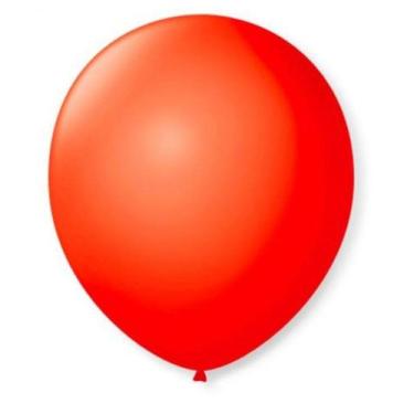 Imagem de Balão Látex 5 Vermelho Quente 13 Cm 50 Und São Roque - Sao Roque