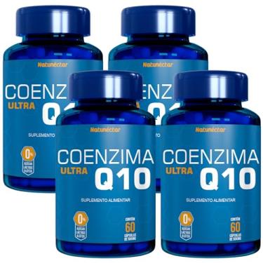 Imagem de Kit Combo 4 Coenzima Q10 100mg 240 Cápsulas Natunéctar