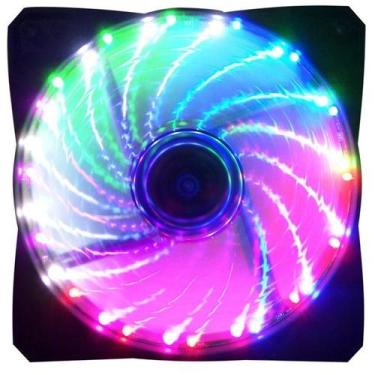 Imagem de Cooler Para Gabinete Fan G-Fire Ew1512R Rainbow 120X120X25Mm