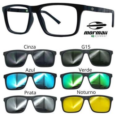 Imagem de Armação de Grau Mormaii Swap 4 6112 com 6 Clipons - Escolha, Aco