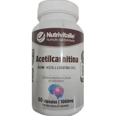 Imagem de Acetilcarnitina Nutrivitalle 60 Cápsulas
