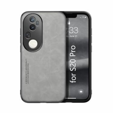 Imagem de Kepuch Silklike Capa para Vivo S20 Pro - Case Placa de Metal Embutida - Cinza