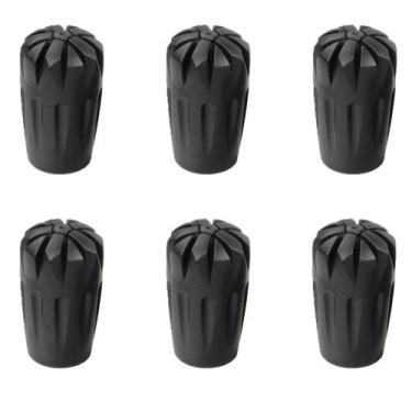 Imagem de Protetores de reposição Trekking Pole Tips Inscool 6 unidades