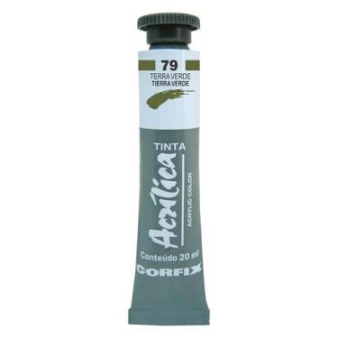 Imagem de Tinta Acrílica 20ml 079 Terra Verde Corfix, 079 TERRA VERDE