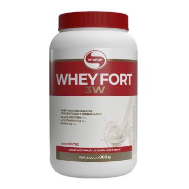 Imagem de Whey Vitafor Whey Fort 3W Neutro 900G