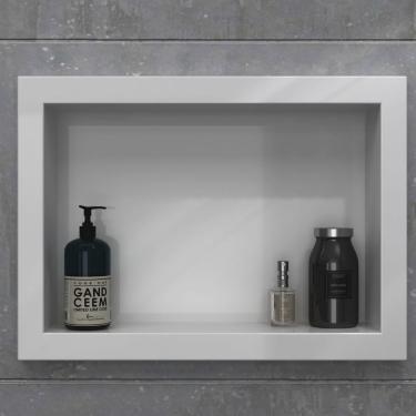 Imagem de Nicho para Banheiro Mármore Sintético 45,2x10x33cm