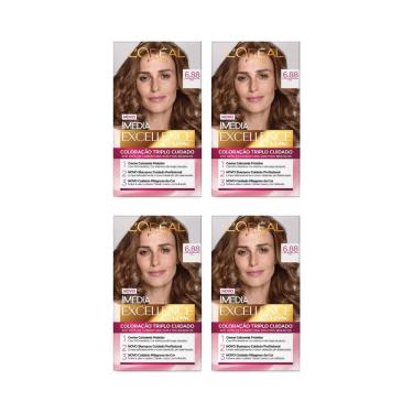 Imagem de Coloraçao Imedia 6.88 Mel Tabaco-Kit C/4Un