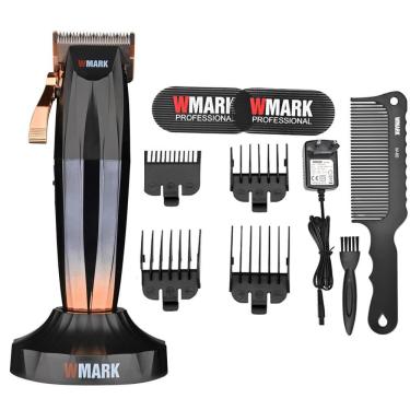Imagem de Kit Maquina de Corte Cabelo Wmark ng 222 + Base Carregadora