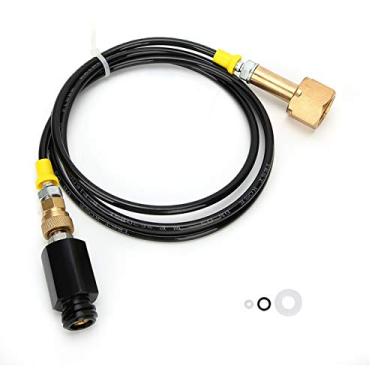 Imagem de Ferramenta de Mangueira 21 × 15 × 3 1,7 M Cga320 Rosca Co2 Soda Kit Adaptador de Mangueira Externa para Balde de Cilindro de água Com Gás de Cozinha