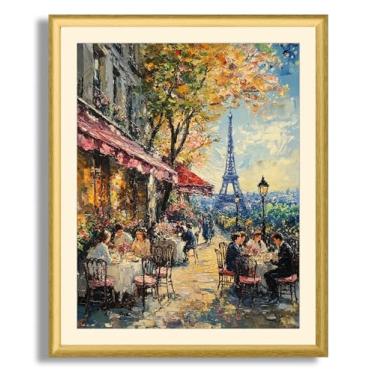 Imagem de Art Shoppe Arte de parede com impressão emoldurada, decoração de parede vintage para sala de estar, quarto, escritório, imagem de alta resolução em papel de arte premium, moldura de 3/10.2 cm com